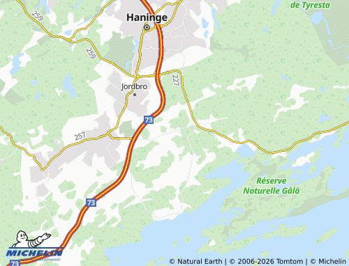 MICHELIN Österhaninge map - ViaMichelin