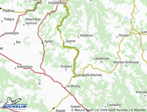 Kaart MICHELIN Espeyroux - ViaMichelin