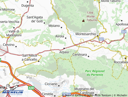 Mapa MICHELIN Arpaia - ViaMichelin