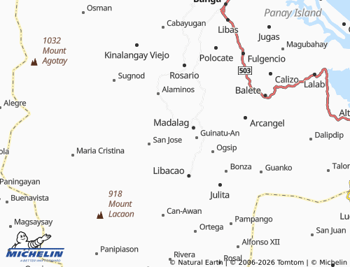 Mappa MICHELIN Cabangahan - ViaMichelin
