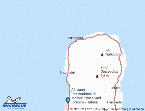 MICHELIN Koua map - ViaMichelin