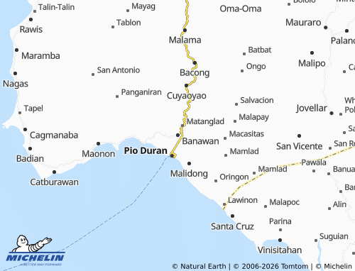 MICHELIN Banawan map - ViaMichelin