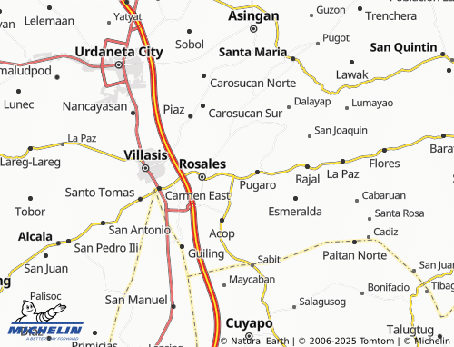 MICHELIN San Pedro East map - ViaMichelin