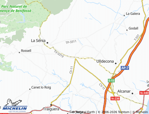 MICHELIN-Landkarte El Castell - ViaMichelin