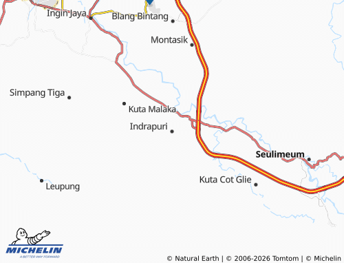 MICHELIN-Landkarte Indrapuri - ViaMichelin
