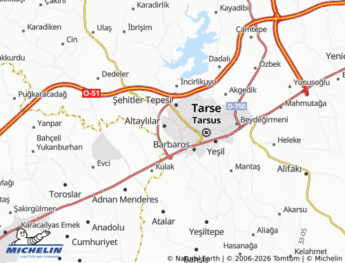 Mappa MICHELIN Bağlar - ViaMichelin