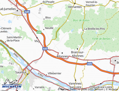 MICHELIN Le Petit Moulin map - ViaMichelin