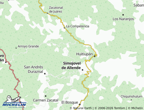 Mapa MICHELIN Solo Dios - ViaMichelin