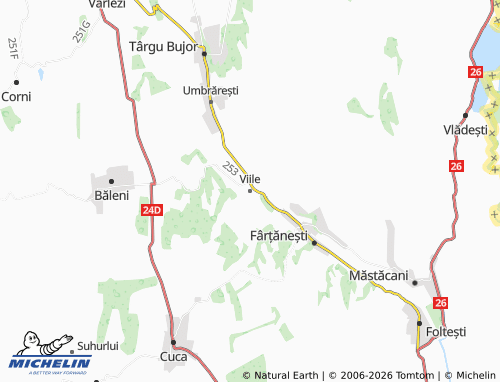MICHELIN-Landkarte Viile - ViaMichelin