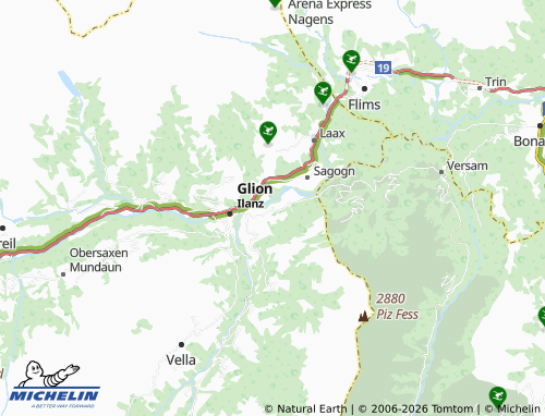 Carte MICHELIN Küstris - ViaMichelin