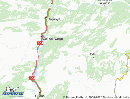 MICHELIN Llinars map - ViaMichelin