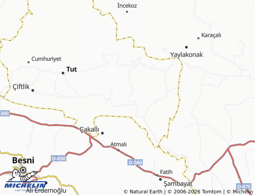 MICHELIN-Landkarte Öğütlü - ViaMichelin