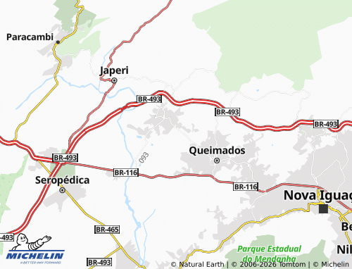 MICHELIN Nova Atlântica map - ViaMichelin