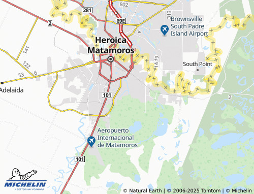 MICHELIN Comunicadores map - ViaMichelin
