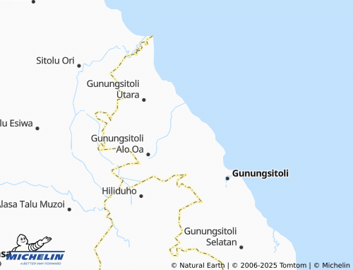 MICHELIN Hiligodu Ulu map - ViaMichelin
