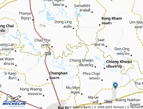 MICHELIN Din Dam map - ViaMichelin