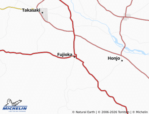 Kaart MICHELIN Fujioka - ViaMichelin