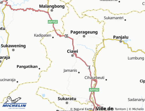 Mapa MICHELIN Ciawi - ViaMichelin