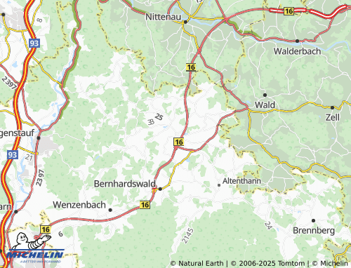Carte MICHELIN Hauzendorf - ViaMichelin
