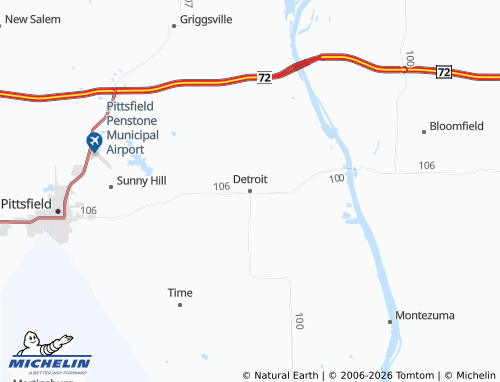 Mappa MICHELIN Detroit - ViaMichelin