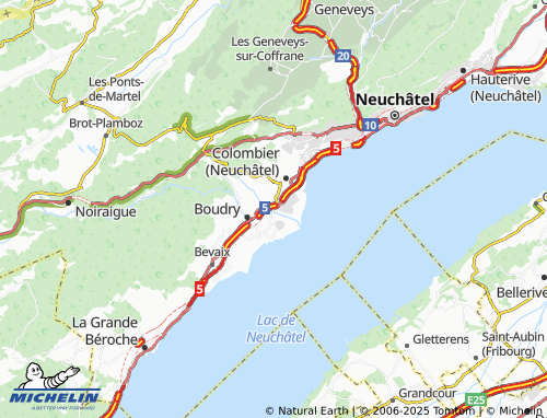MICHELIN Les Îles map - ViaMichelin