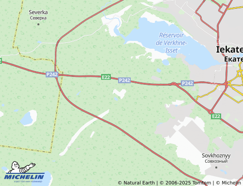 MICHELIN Karas'yeozerskiy-1 map - ViaMichelin