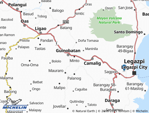 MICHELIN Minto map - ViaMichelin