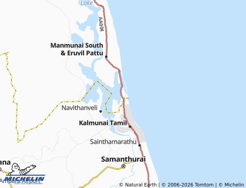 Mappa MICHELIN Periyakallar 02 - ViaMichelin