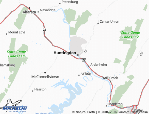 Mapa MICHELIN Smithfield - ViaMichelin