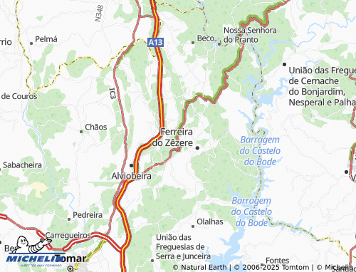 Kaart MICHELIN Venda da Serra - ViaMichelin