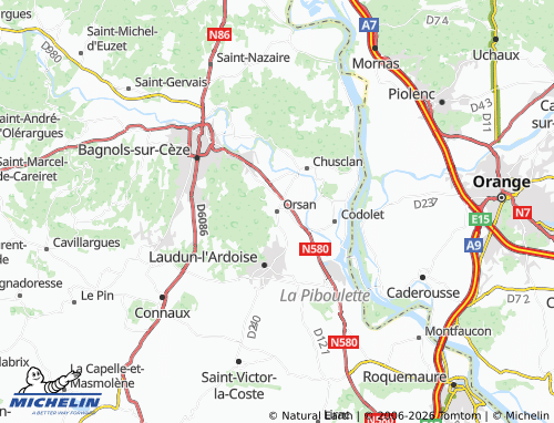 Mapa MICHELIN Orsan - ViaMichelin