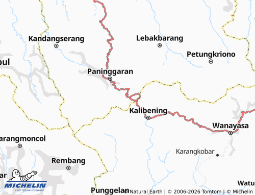 MICHELIN-Landkarte Kaliboja - ViaMichelin