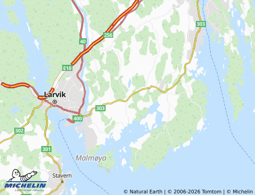 MICHELIN-Landkarte Tjølling - ViaMichelin