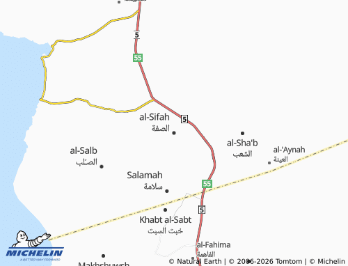 Carte MICHELIN al-Sifah - ViaMichelin