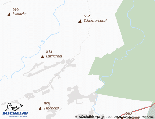 MICHELIN-Landkarte Tshambuka - ViaMichelin