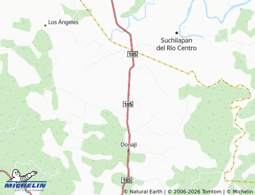 Mappa MICHELIN San Gabriel - ViaMichelin