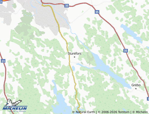 Mappa MICHELIN Sturefors - ViaMichelin