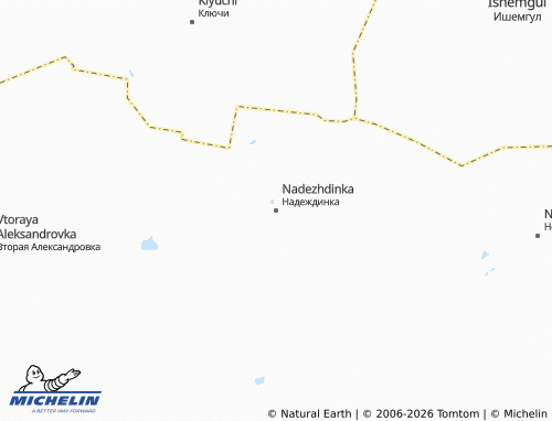 MICHELIN-Landkarte Nadezhdinka - ViaMichelin