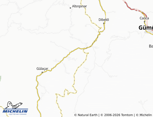 MICHELIN Günay map - ViaMichelin