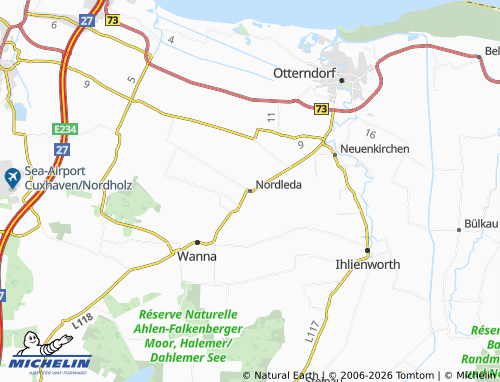 MICHELIN Nordleda map - ViaMichelin