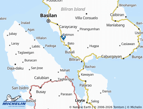 MICHELIN Burabod map - ViaMichelin