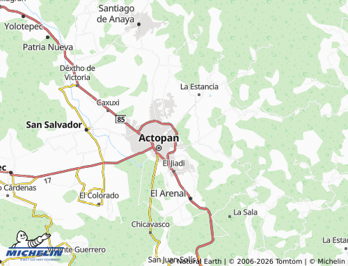 Mappa MICHELIN Tierra y Libertad - ViaMichelin