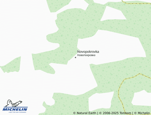 MICHELIN Novopokrovka map - ViaMichelin