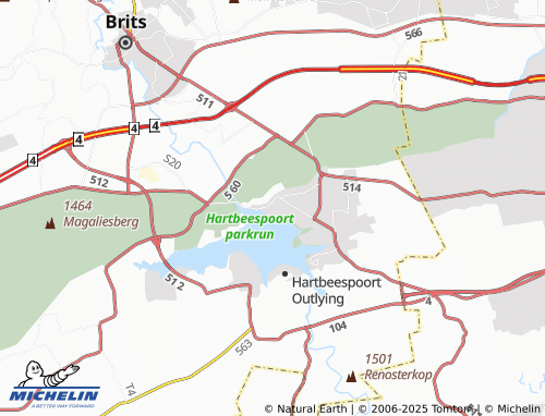 Carte MICHELIN Schoemansville - ViaMichelin