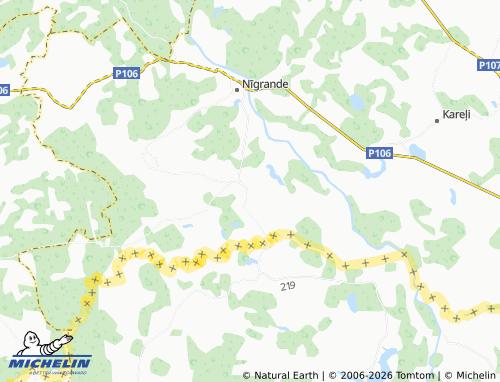 Mapa MICHELIN Atvari - ViaMichelin
