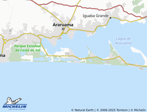 MICHELIN Praia Seca map - ViaMichelin