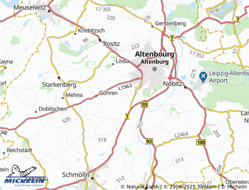 MICHELIN Kosma map - ViaMichelin