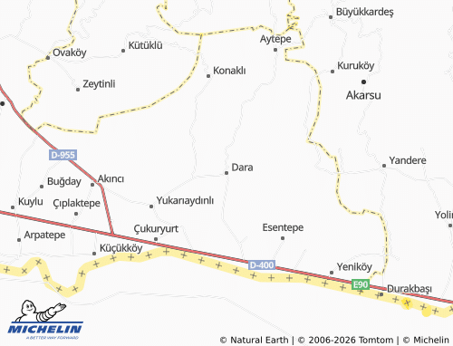 MICHELIN Dara map - ViaMichelin