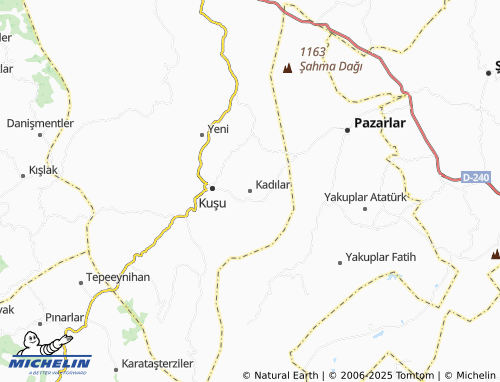 MICHELIN Kadılar map - ViaMichelin