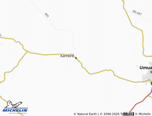 MICHELIN Xambrê map - ViaMichelin